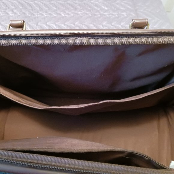 Vintage Island Palm Tote/Carry On Bag - Picture 4 of 5